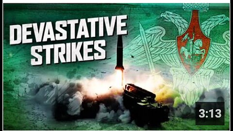 "Thundering Devastating Strikes Across Ukrainian Frontlines"