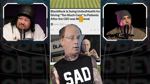 ⚠️BLACKROCK sues UNITED HEALTH for taking care of PATIENCE CLAIMS⚠️