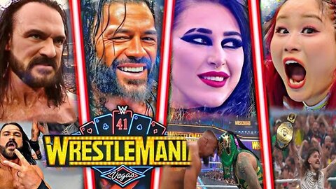 WWE WrestleMania 41 Night 2 Highlights (April 20, 2025) | Shocking Moments & Epic Matches!