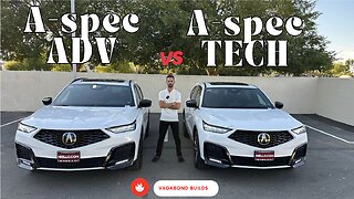 2026 Acura MDX A-spec TECH versus A-spec ADV