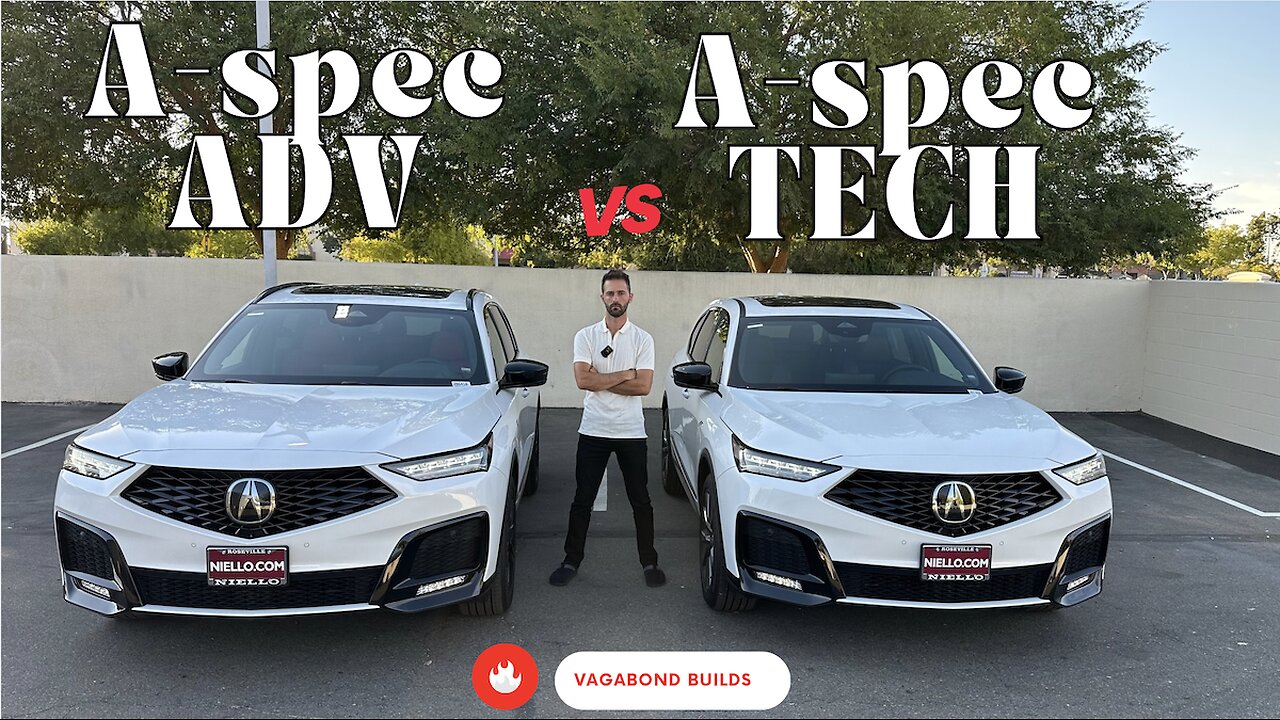 2026 Acura MDX A-spec TECH versus A-spec ADV