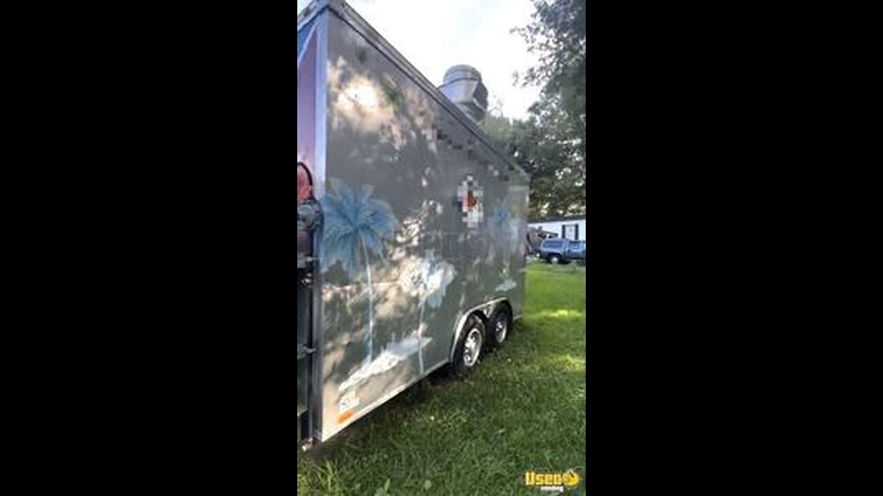 2021 8.5' x 12' Kitchen Food Concession Trailer with Pro-Fire System for Sale in South Carolina!