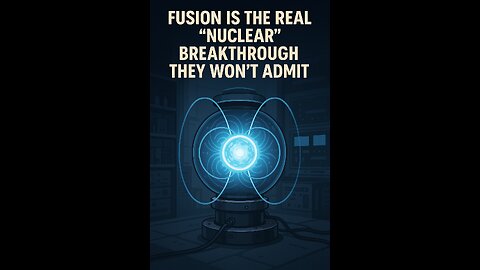 ⚛️ Solved with FWT: Fusion Is the Real "Nuclear" Breakthrough They Won’t Admit