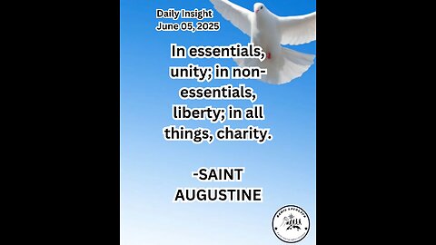 Daily Insight June 05, 2025 #faith #Saints #Insight