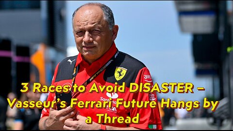 3 Races to Avoid DISASTER – Vasseur’s Ferrari Future Hangs by a Thread