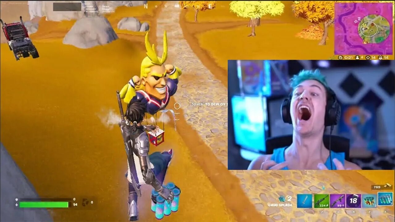 Ninja Panicked Under The Pressure...