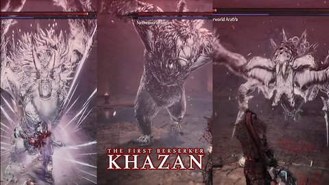The First Berserker Khazan Netherworld Jocko Tigron & Aratra Boss Fight (PlayStation 5) Gameplay