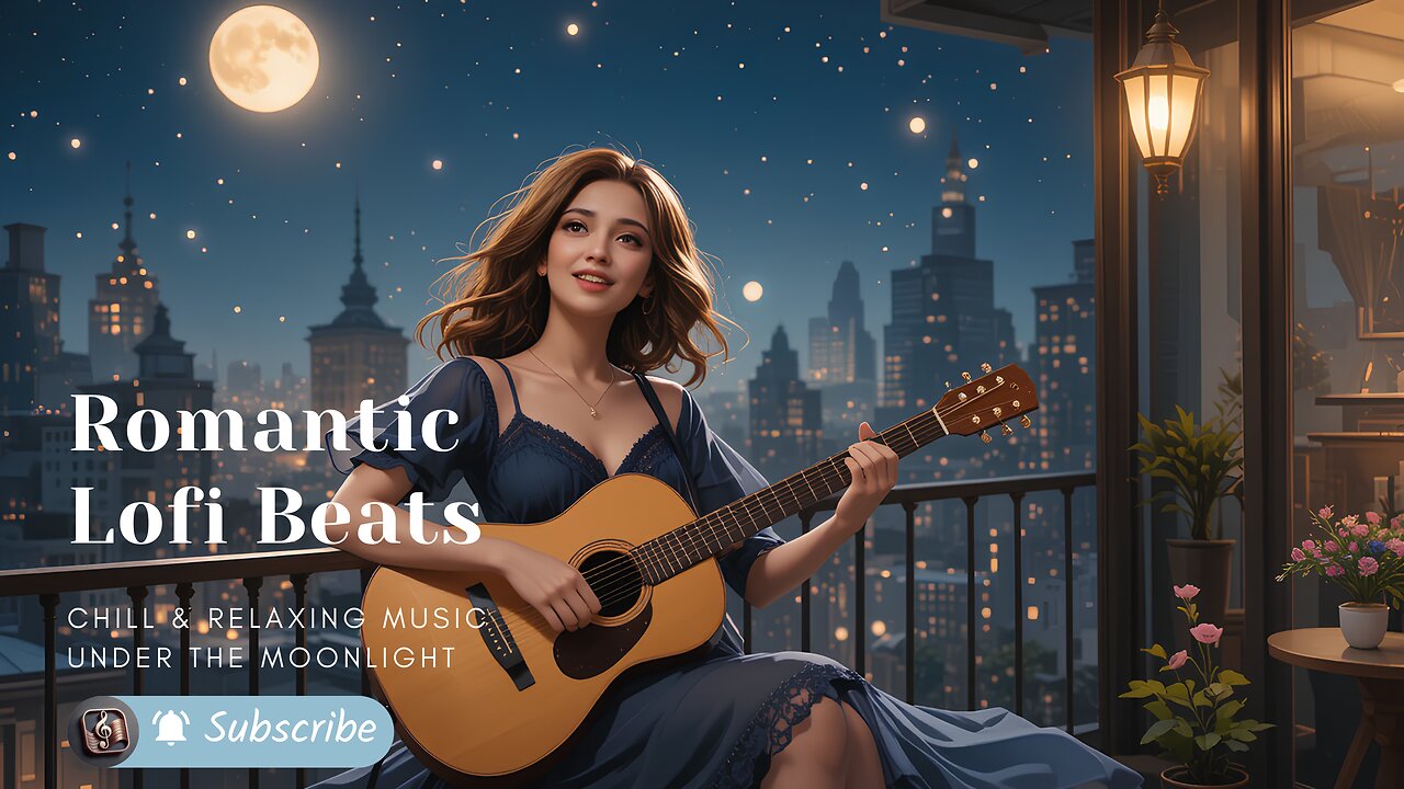 Romantic Lofi Beats 💕 Chill & Relaxing Music Under the Moonlight ✨