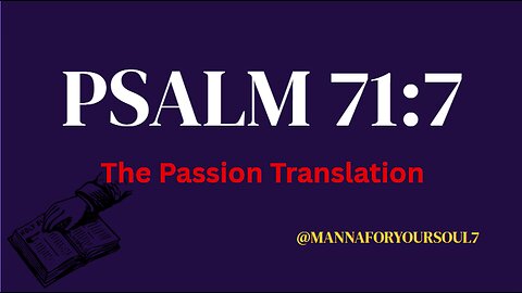 Psalm 71:7 | When Life Makes You a 'Wonder': Finding Your Strong Refuge in God (Peace in Scrutiny)