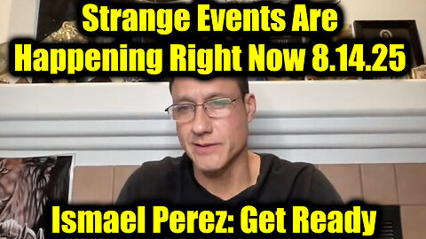 Strage events are happening right now 8.14.5