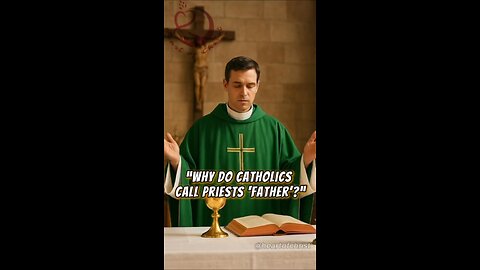 PROTESTANT QUESTION: WHY DO CATHOLICS CALL PRIESTS AS FATHER? #truth #jesus #mary #joseph #ihs #chri
