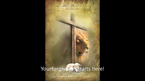 Your forgiveness starts here.