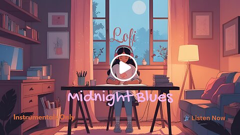 LoFi Blues – Midnight Blues 🌙 | Late Night Chillhop for Deep Focus