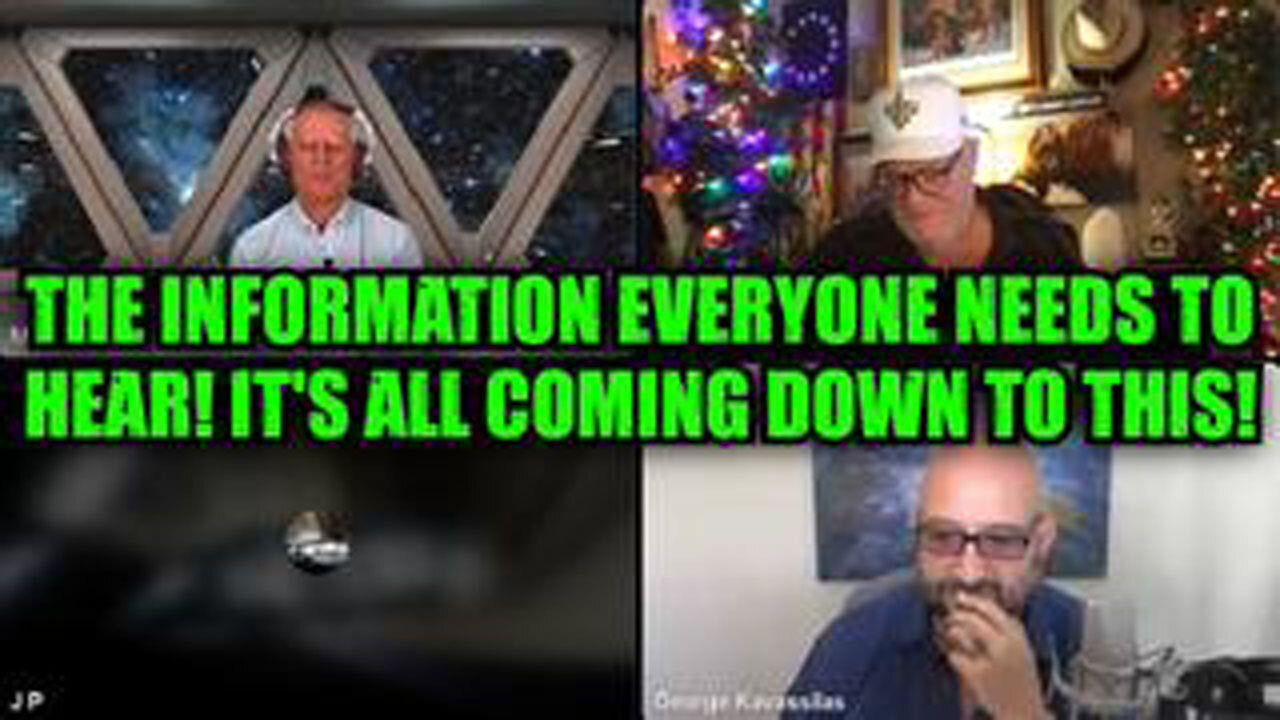 THE INFORMATION EVERYONE NEEDS TO HEAR! IT'S ALL COMING DOWN TO THIS!