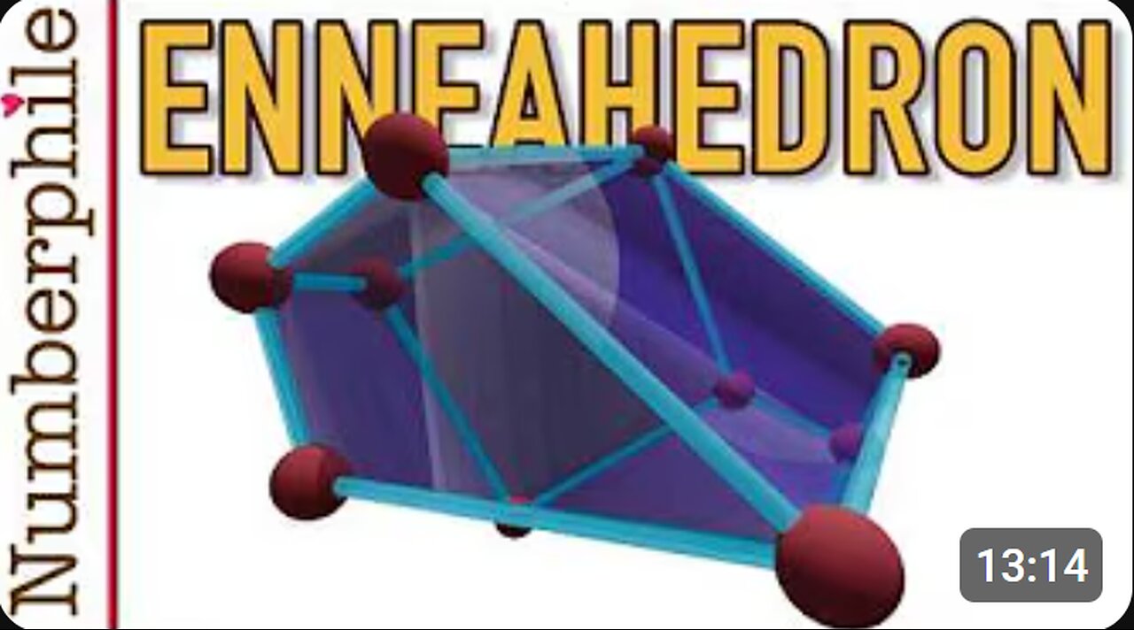 "🔢 The Nine-Sided Nonagon: Exploring Herschel’s Eneapedron 🧩✨ | Numberphile"