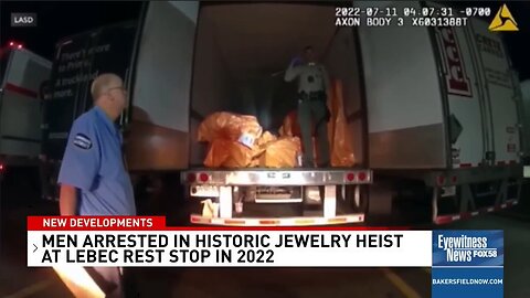Two suspects charged for historic $100M jewelry heist at Lebec rest stop in 2022