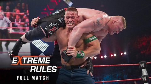 FULL MATCH: John Cena vs. Brock Lesnar | Extreme Rules Match: Extreme Rules 2012