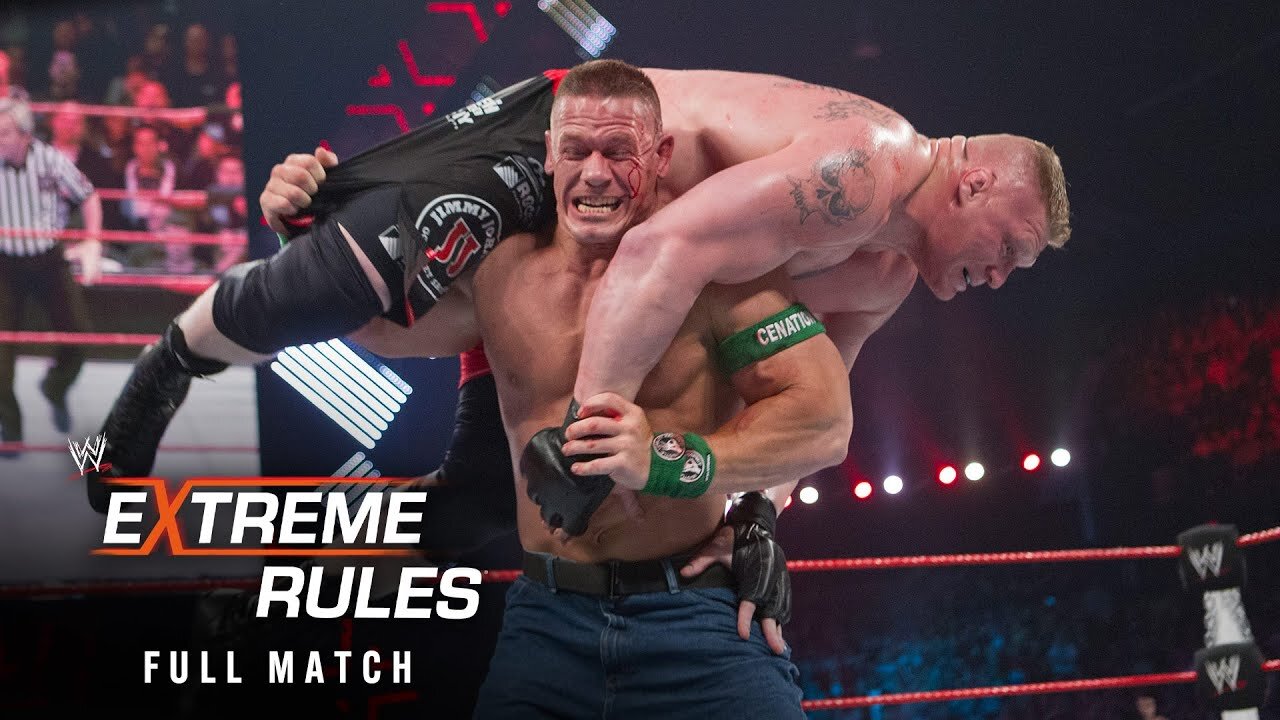 FULL MATCH: John Cena vs. Brock Lesnar | Extreme Rules Match: Extreme Rules 2012