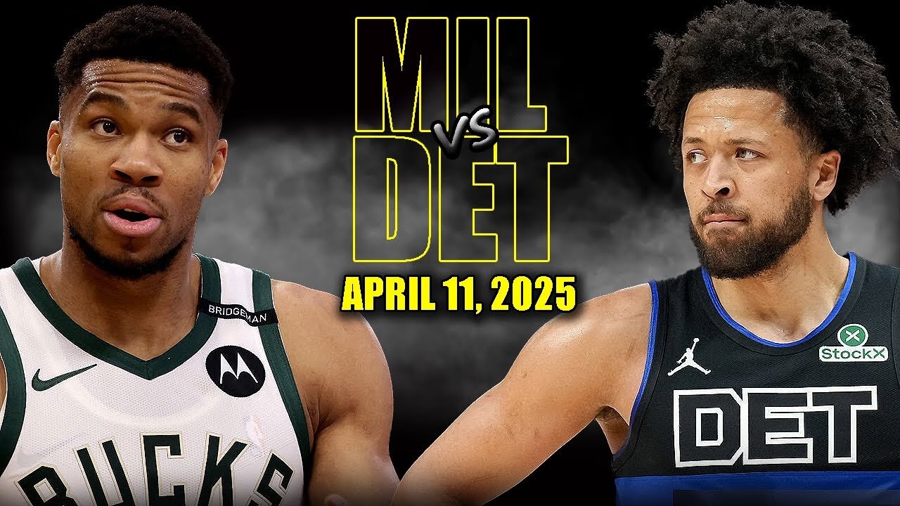 Milwaukee Bucks vs Detroit Pistons Full Game Highlights - April 11, 2025 | Regular Season