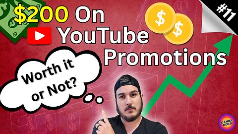 I Spent $200 on YouTube Promotions — Here's What REALLY Happened