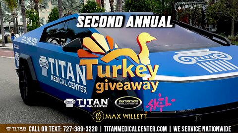 Titan Medical Center’s Second Annual Titan Turkey Giveaway!