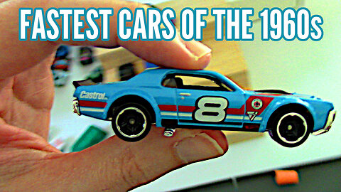 Fastest Cars of the 1960s - 8-Car Tournament - Hot Wheels vs. Matchbox vs. Maisto