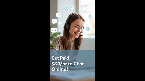 “Get Paid $34/hr to Chat Online – No Experience Needed!”