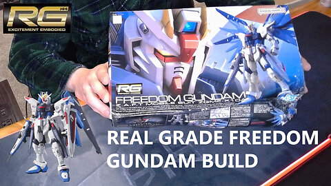 Starting With The Legs! Real Grade Freedom Gundam | Gundam Building