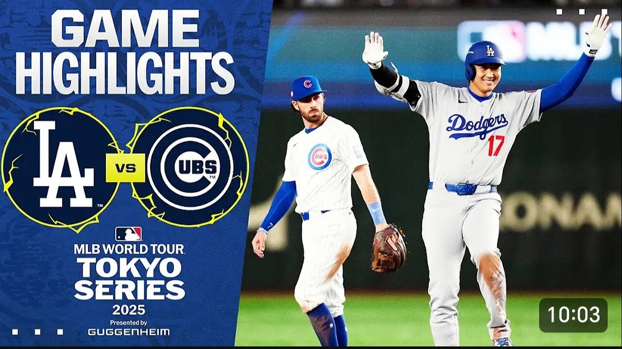 Dodgers vs. Cubs full Tokyo Series game highlights from 3/18/25