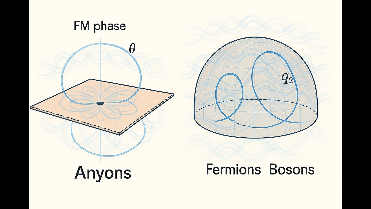 Fermions, Bosons, and Anyons Are Just Frequency Knots: Topology Meets FWT