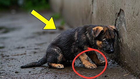 Beaten for being 'stupid', K9 German Shepherd pup couldn't turn his head without shaking