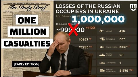 BREAKING: Russia’s Casualties Just Passed 1 MILLION