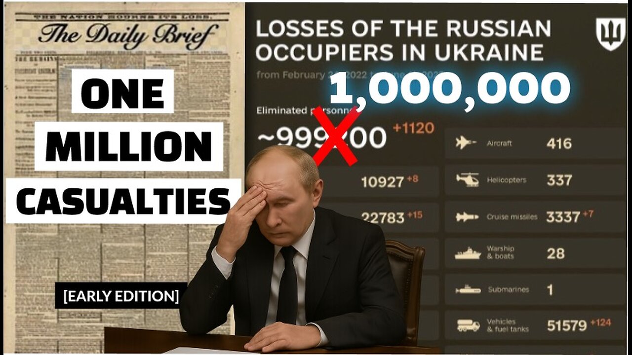 BREAKING: Russia’s Casualties Just Passed 1 MILLION