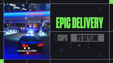Skyline Delivery Gone Wild! Police Chase in NFS Unbound