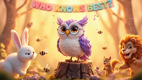 Owl Owns the Answer 🦉💡 | Kids’ Song About Quiet Confidence & Smart Thinking