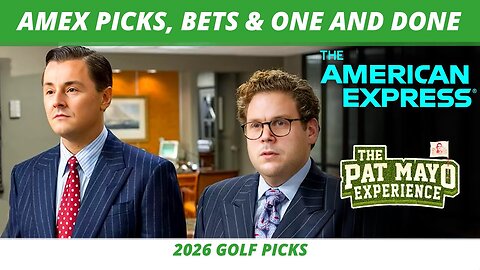 2026 American Express Picks, Bets, One and Done Picks | Sony Open 2026 Recap, YouTube Golf Content