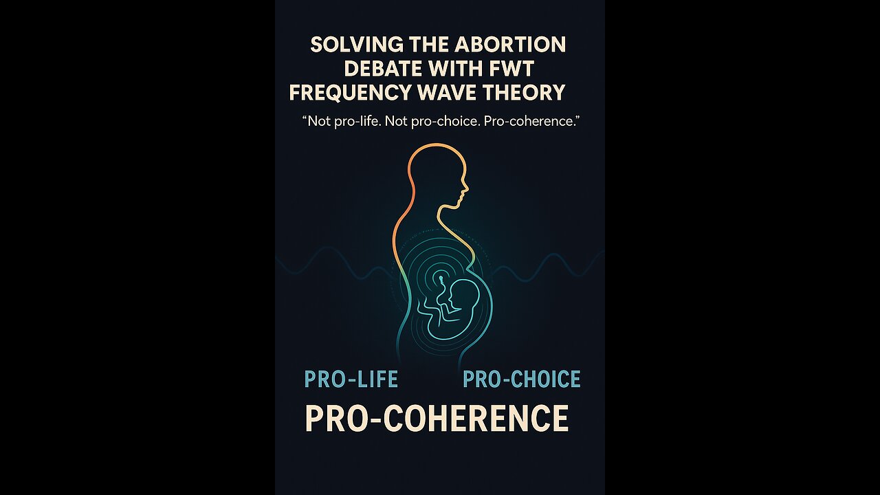 🧬 Solving the Abortion Debate with Frequency Wave Theory (FWT)