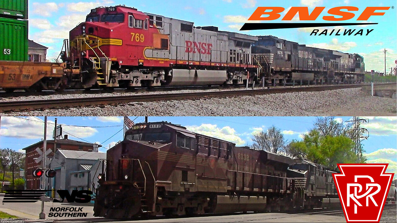 Railfanning in Winton Place & St Bernard OH with a BNSF Fakebonnet and NS 8102