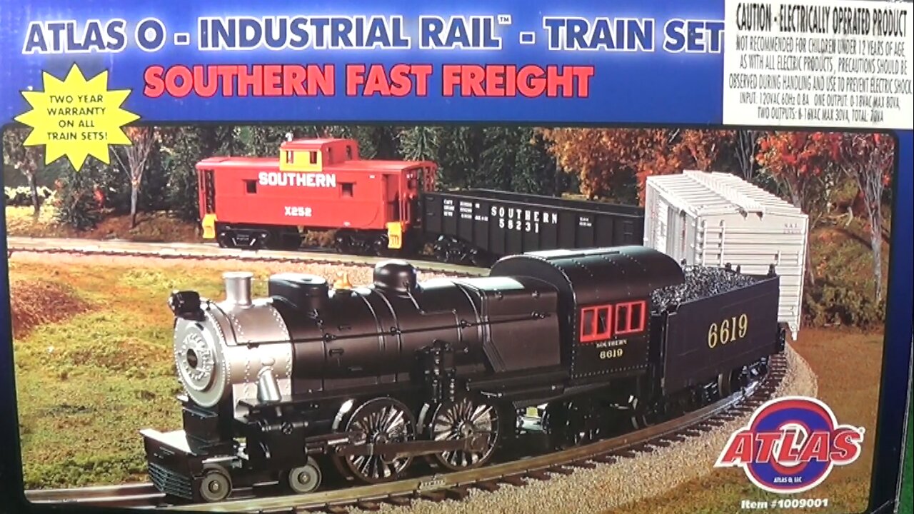 Atlas O - Industrial Rail Line Train Set - Southern Fast Freight