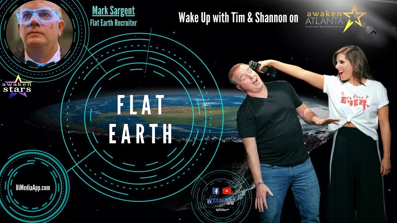 Flat Earth Clues interview 270 Awaken Atlanta interview at 44 minutes ✅