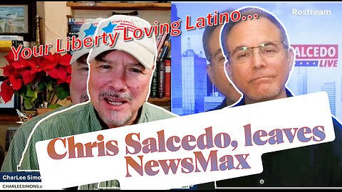 CHRIS SALCEDO exits NEWSMAX! What happened?! LET'S ASK HIM ...