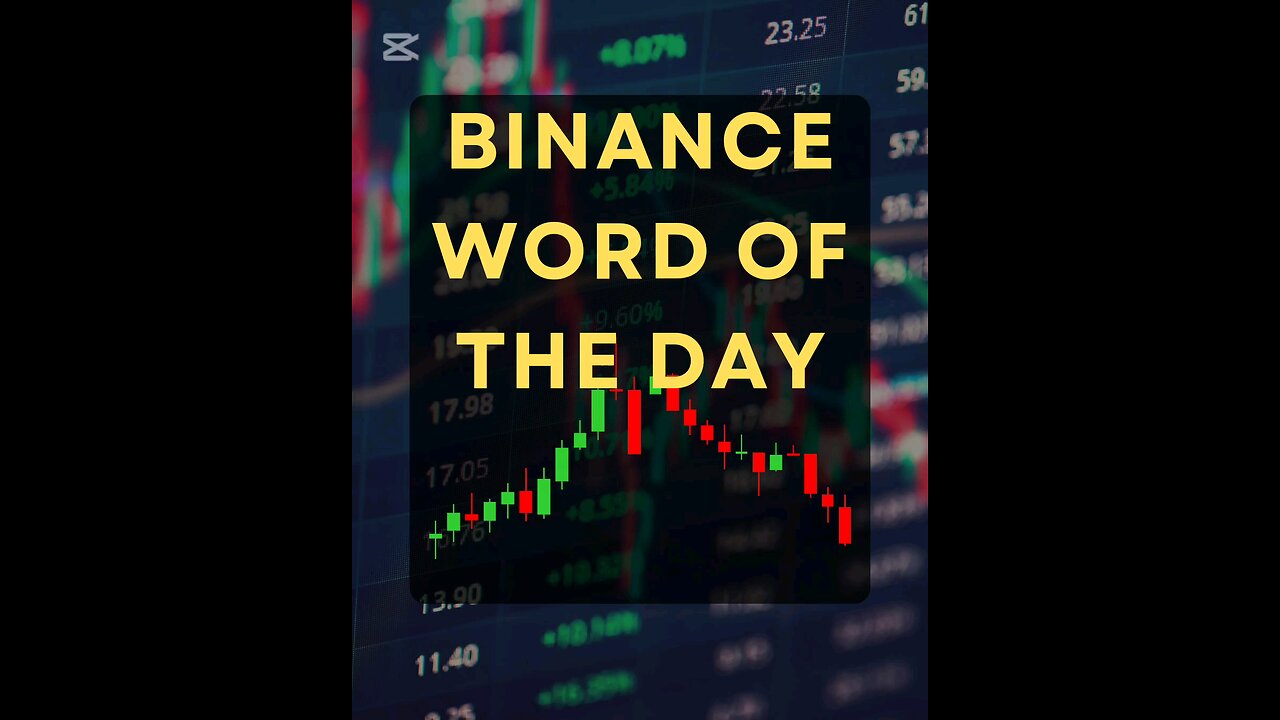 BINANCE WORD OF THE DAY, THEME: TRADER PROFILE, 03/31/2025
