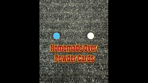 Easy Homemade Over Powder Cards for Black Powder Loading