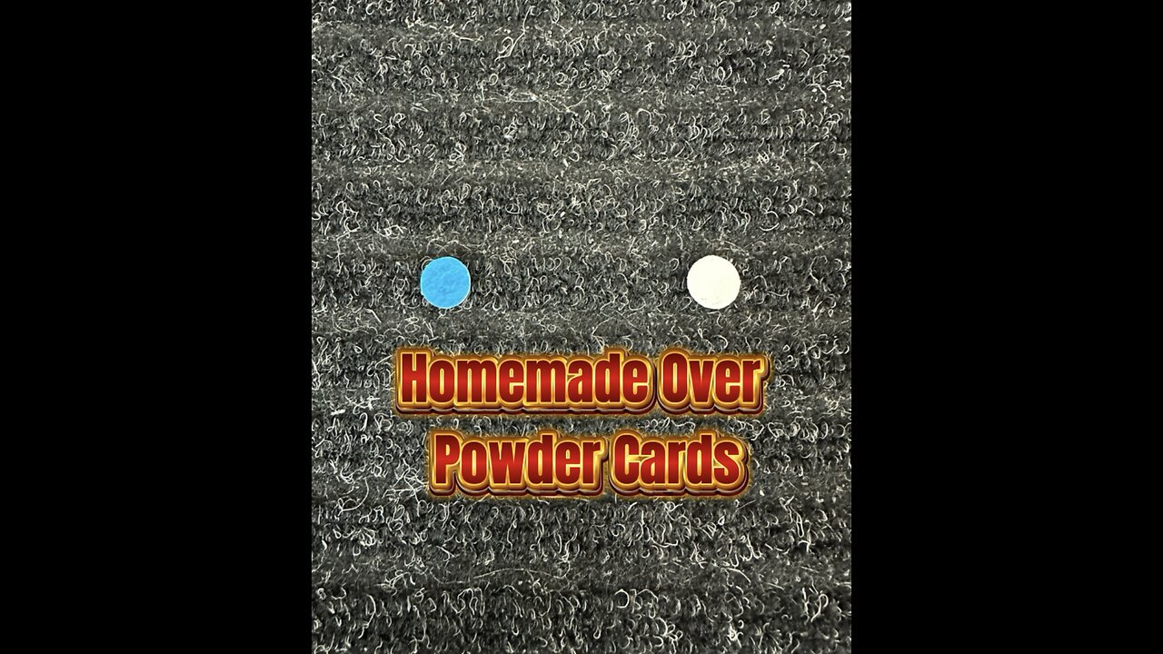 Easy Homemade Over Powder Cards for Black Powder Loading