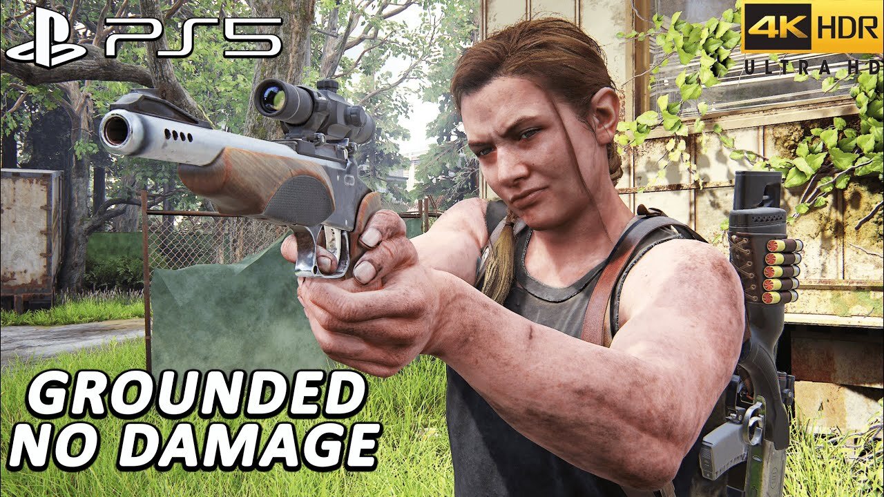 The Last of Us 2 PS5 Aggressive & Stealth Gameplay - Abby Seattle Day 1 ( GROUNDED / NO DAMAGE )