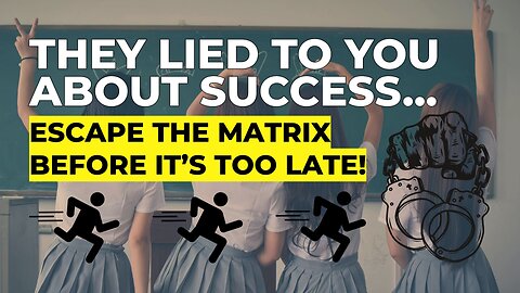 School Was Designed to Make You Obedient - Here's The Truth About Success