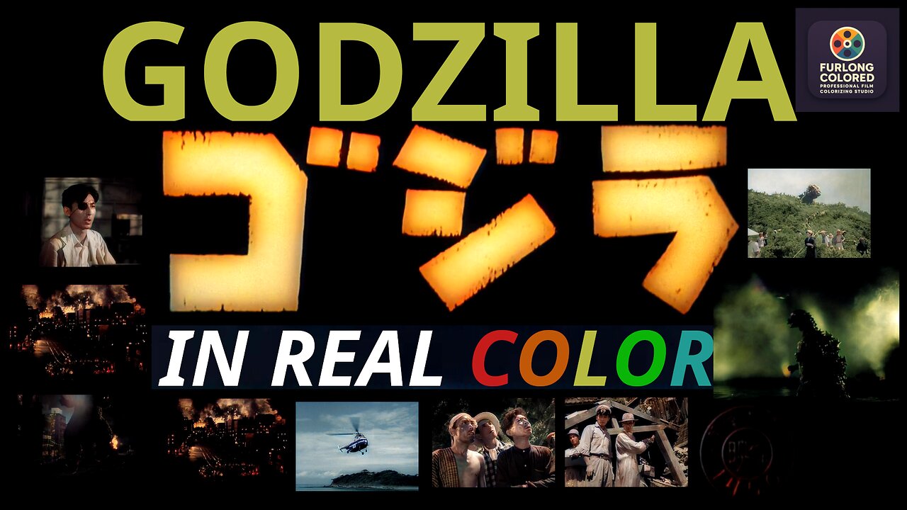 🎬 Godzilla (1954) — In Real Color — HD — English Subtitles