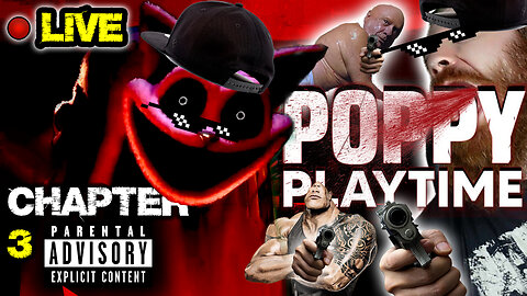 Poopy's Fardding Poop Time (Fardding Type S***)😫💨🚽| Poppy Playtime Chapter THREE, LIVE! | Part Two