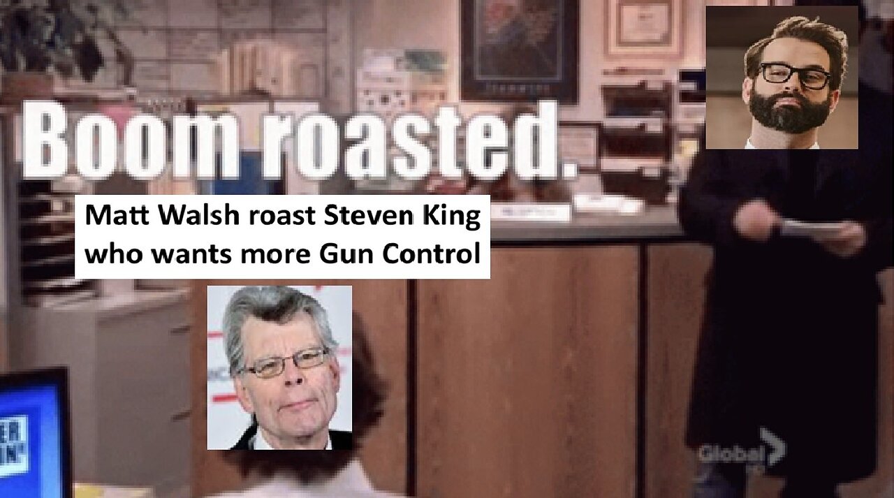 Matt Walsh roast Steven King's call for gun control