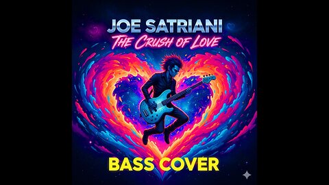Joe Satriani “The Crush of Love” Bass Cover | Instrumental Rock Bass Performance 🇺🇸